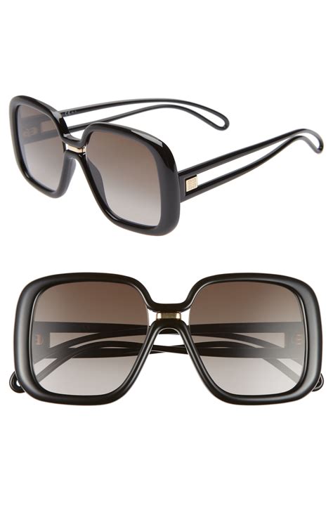 givenchy glasses frames gold|givenchy 55mm oversized sunglasses.